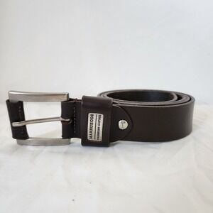 Marrauecos Columbian Brown Leather Belt Size 42 105 CM